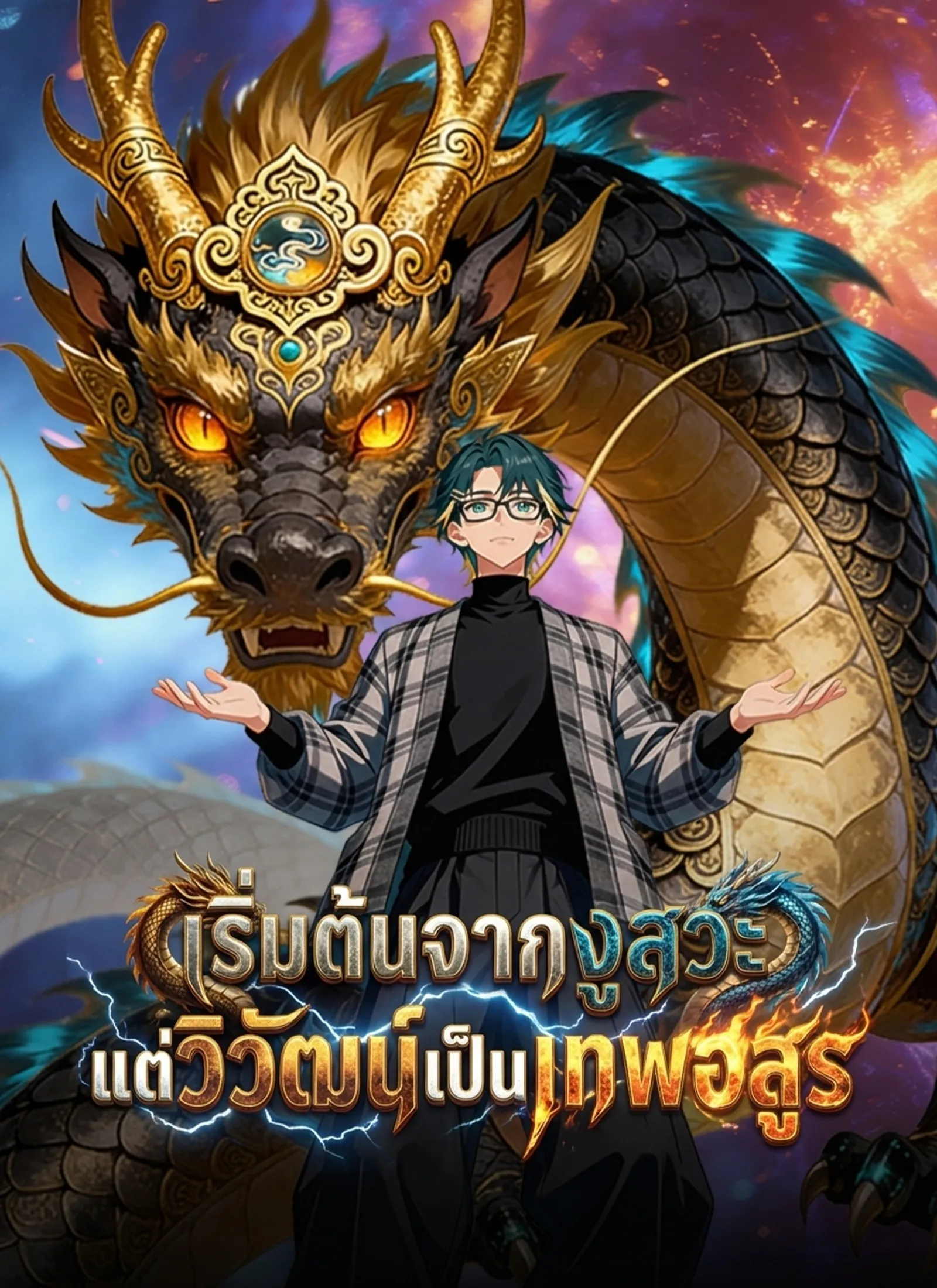 เริ่มต้นจากงูสวะแต่วิวัฒน์เป็นเทพอสูร